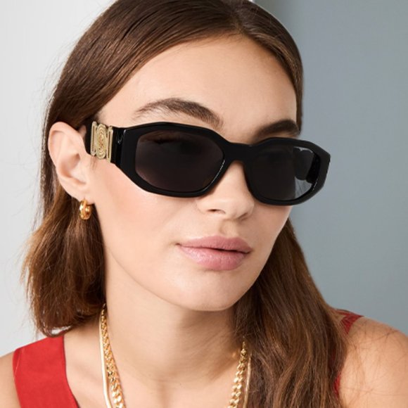 Retro trendy rectangle sunglasses main image 7